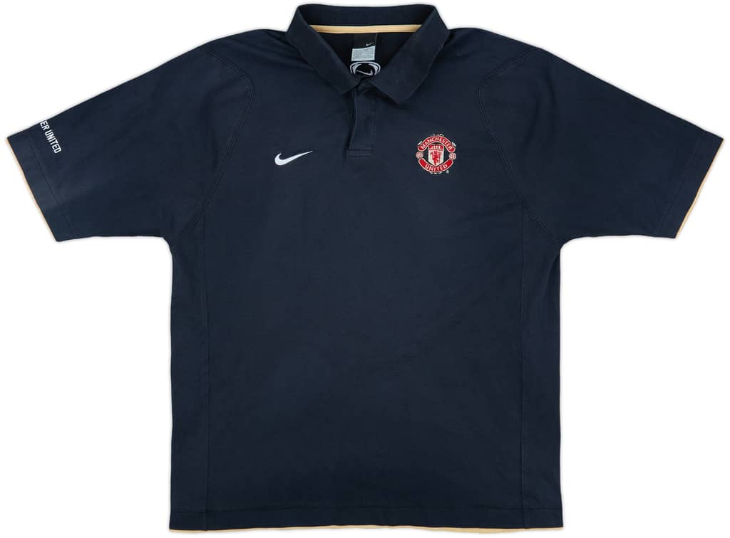 2006-07 Manchester United Nike Polo Shirt - 8/10 - (XL)