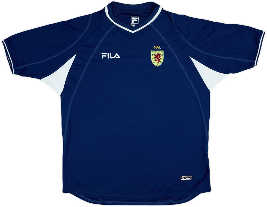2000-02 Scotland Home Shirt - 8/10 - (L)
