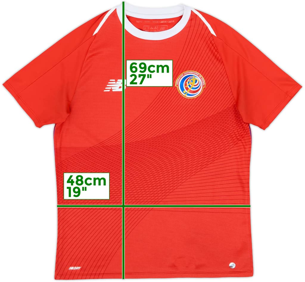 2018-19 Costa Rica Home Shirt - 7/10 - (S)