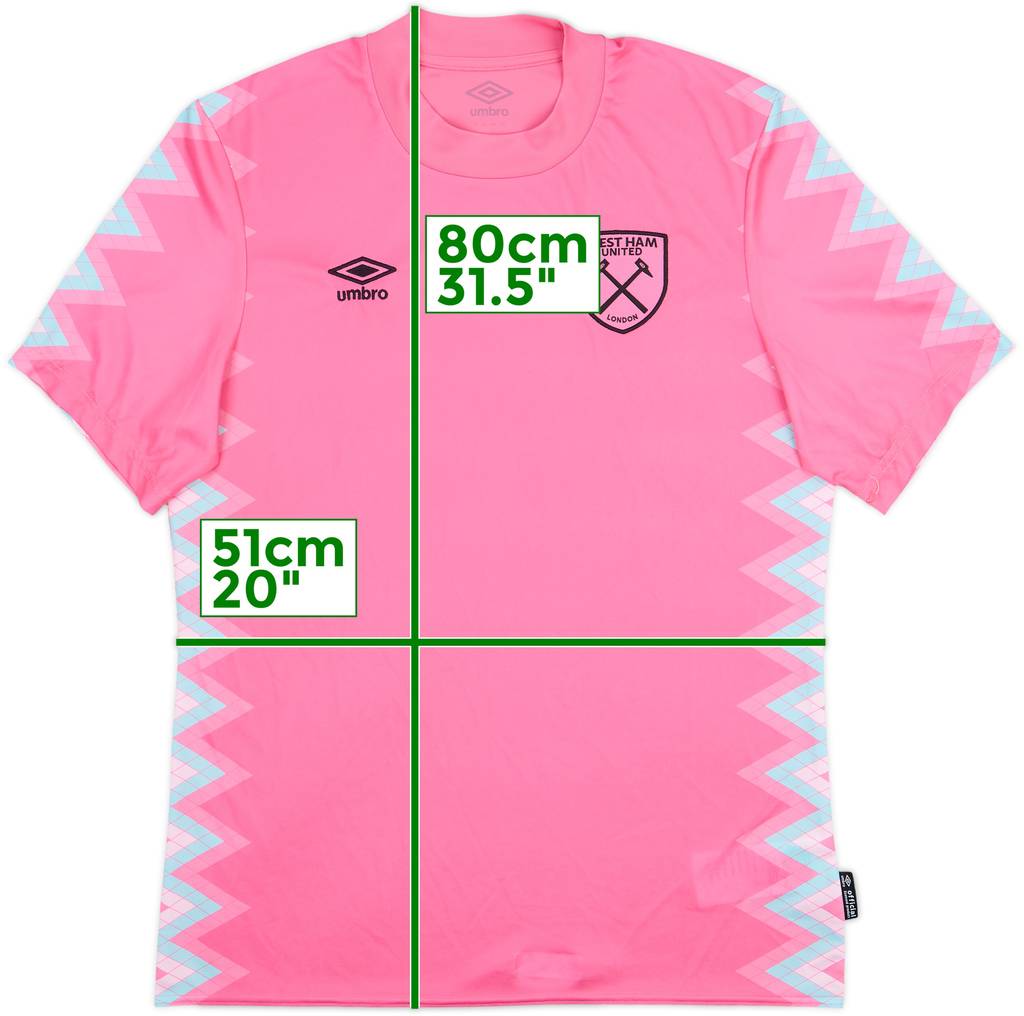 2020-21 West Ham Umbro Training Shirt - 10/10 - (L)