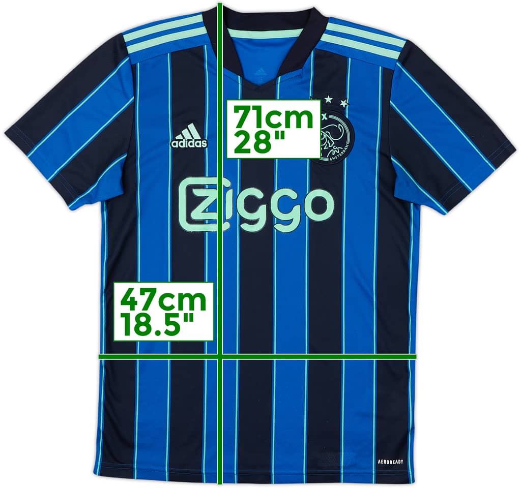 2021-22 Ajax Away Shirt - 7/10 - (S)