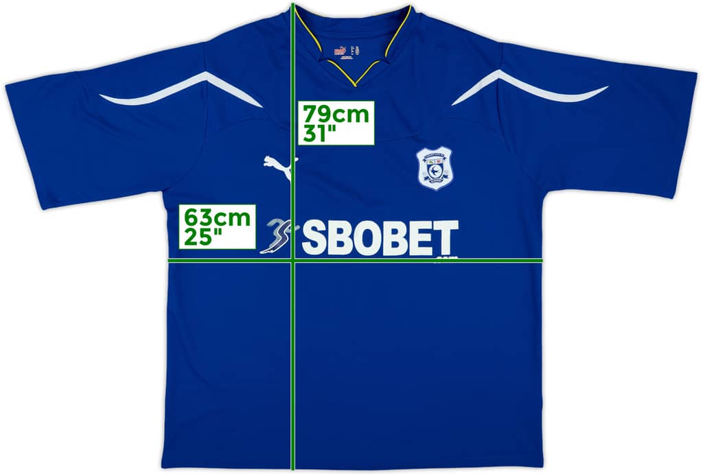 2011-12 Cardiff Home Shirt - 6/10 - (3XL)
