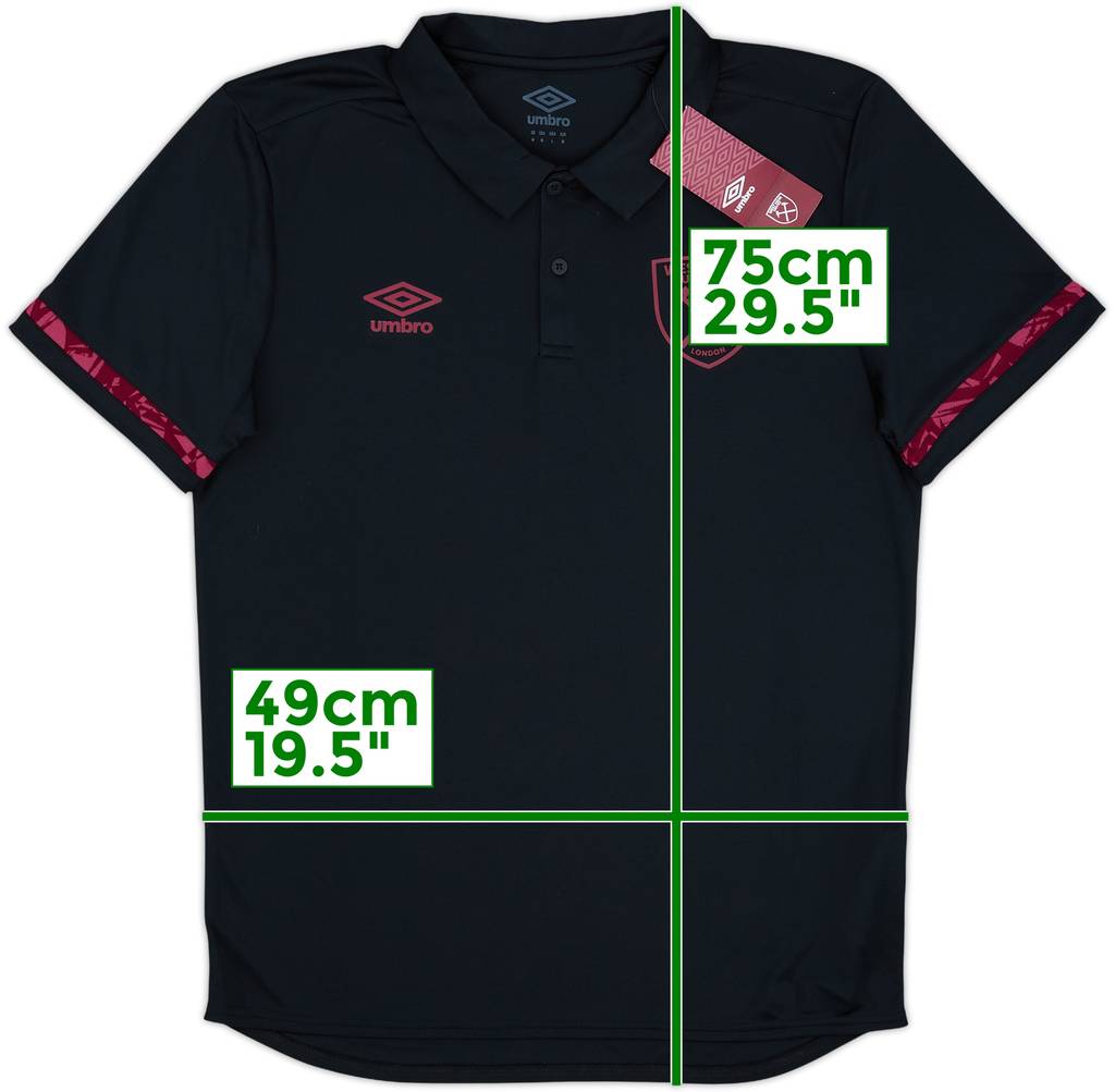 2020-21 West Ham Umbro Polo Shirt (M)