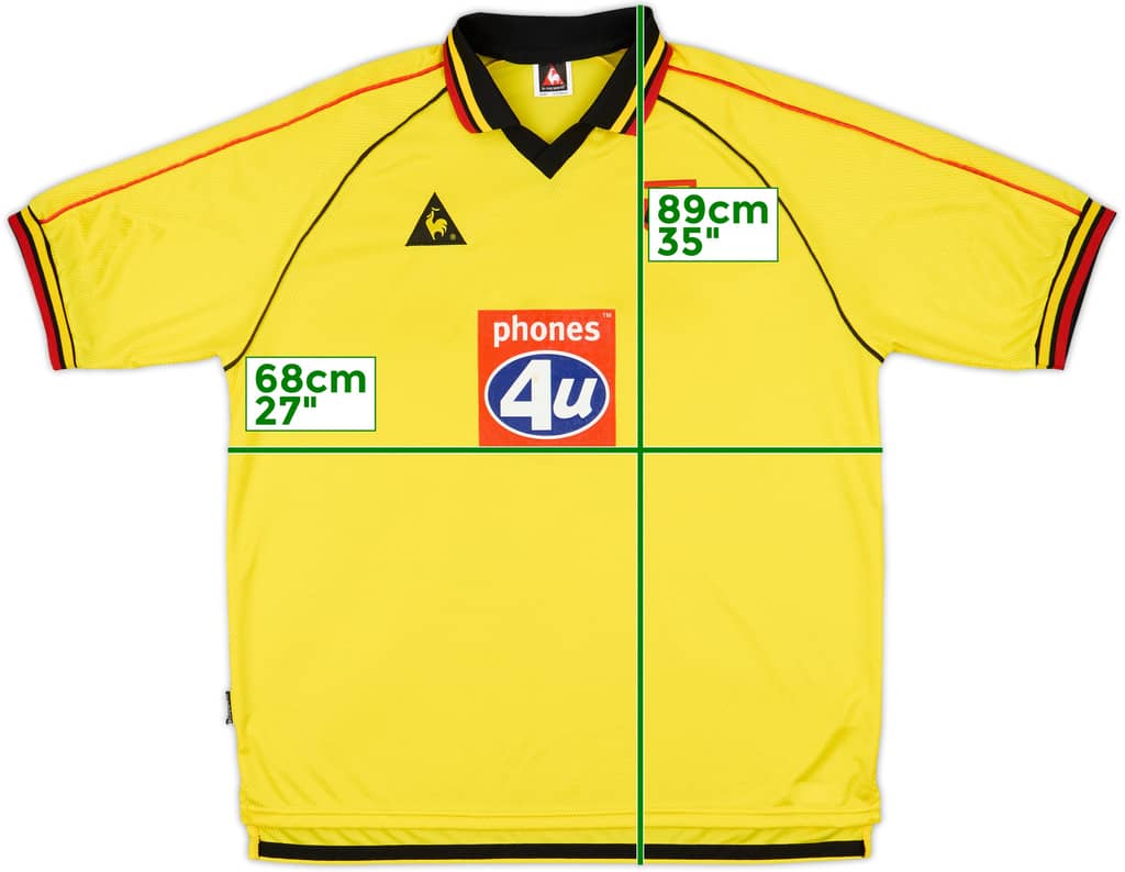 1999-01 Watford Home Shirt - 8/10 - (XXL)