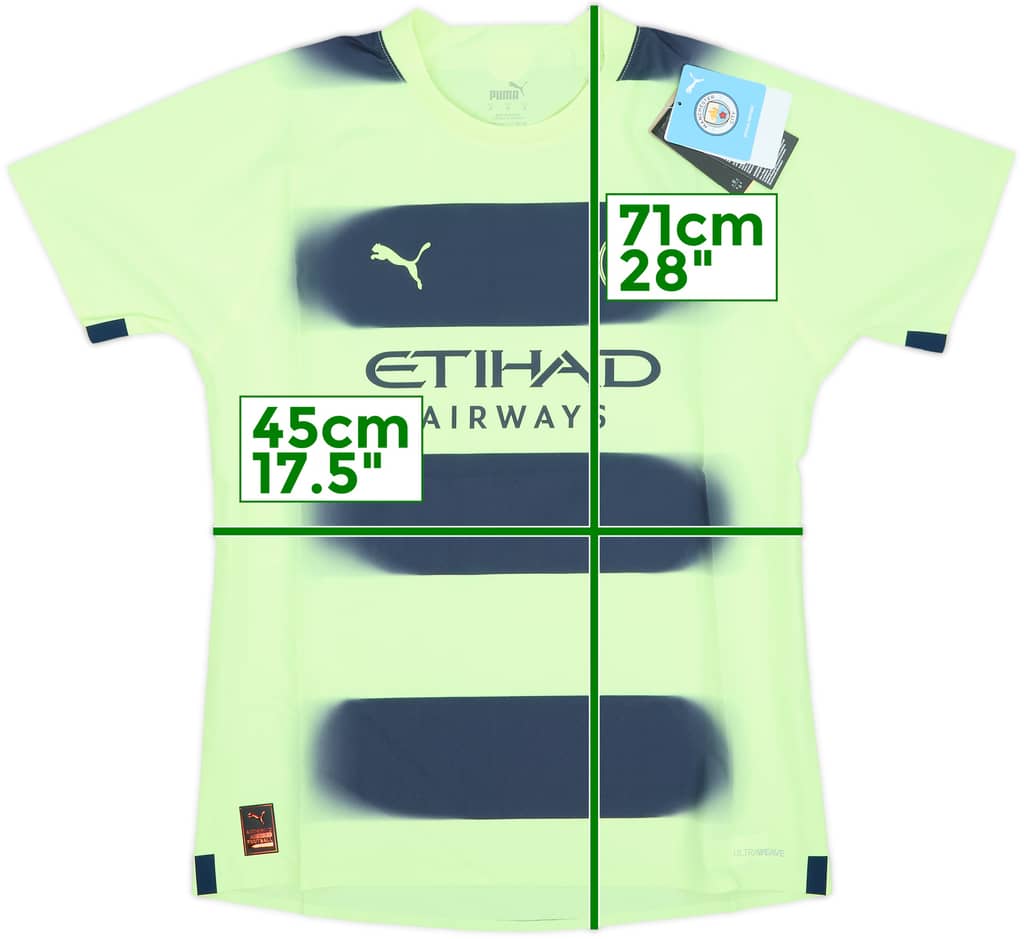 2022-23 Manchester City Player Issue Third Shirt (Women's M)