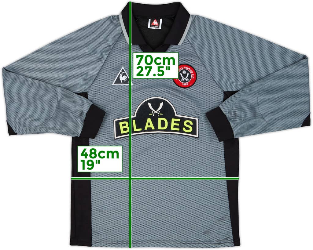 1999-00 Sheffield United GK Shirt - 8/10 - (S)