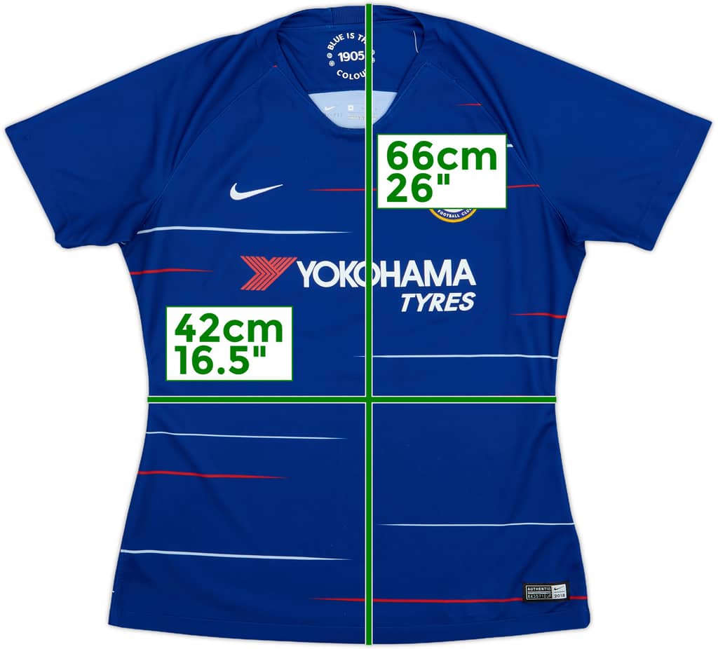 2018-19 Chelsea Home Shirt - 9/10 - (Women's M)
