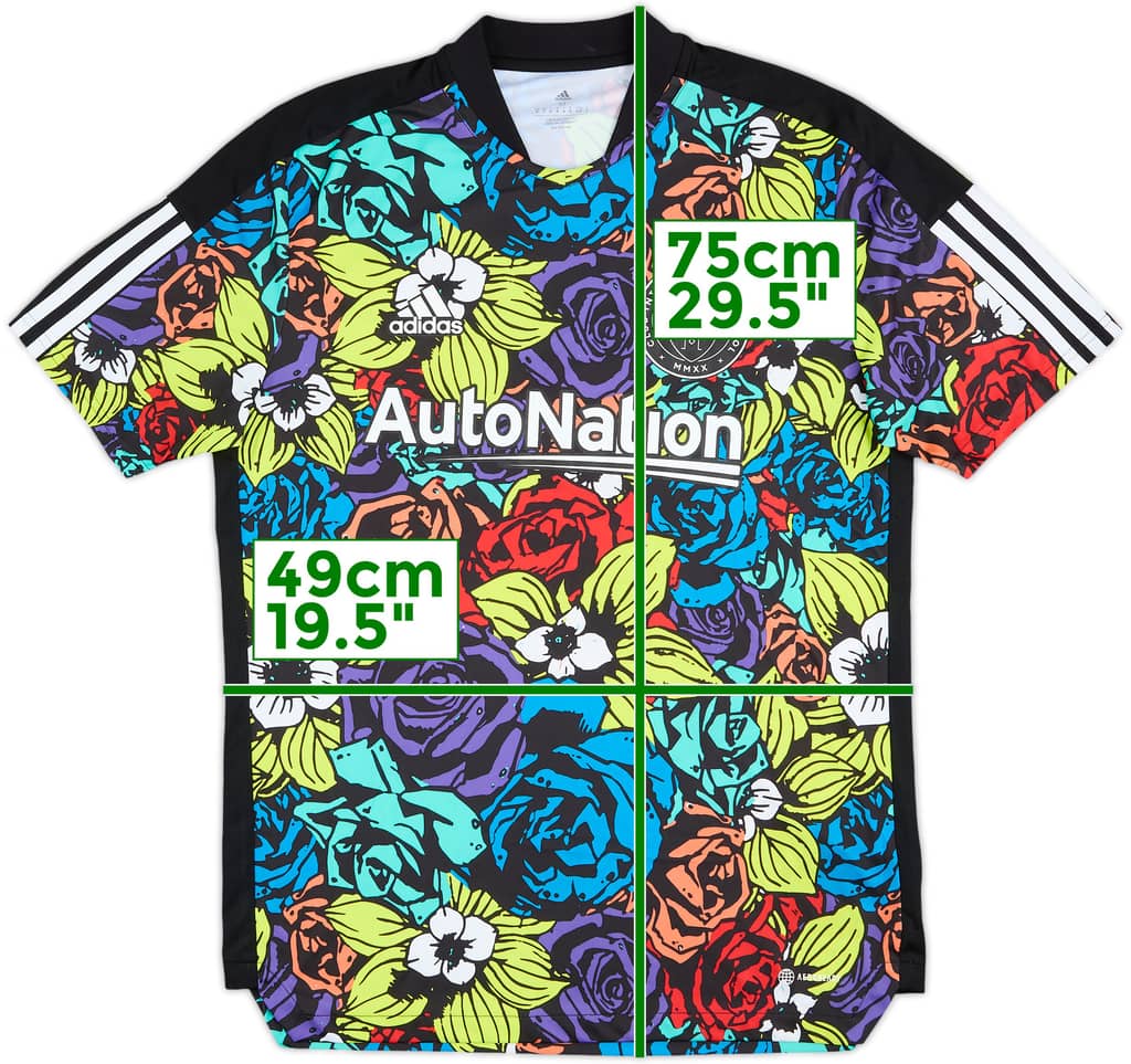 2021 Inter Miami Player Issue adidas Pre Match Shirt (Morgan) - 9/10 - (M)