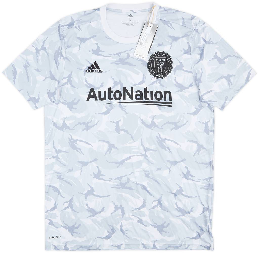 2021 Inter Miami Player Issue adidas Pre Match Shirt (Morgan) (L)