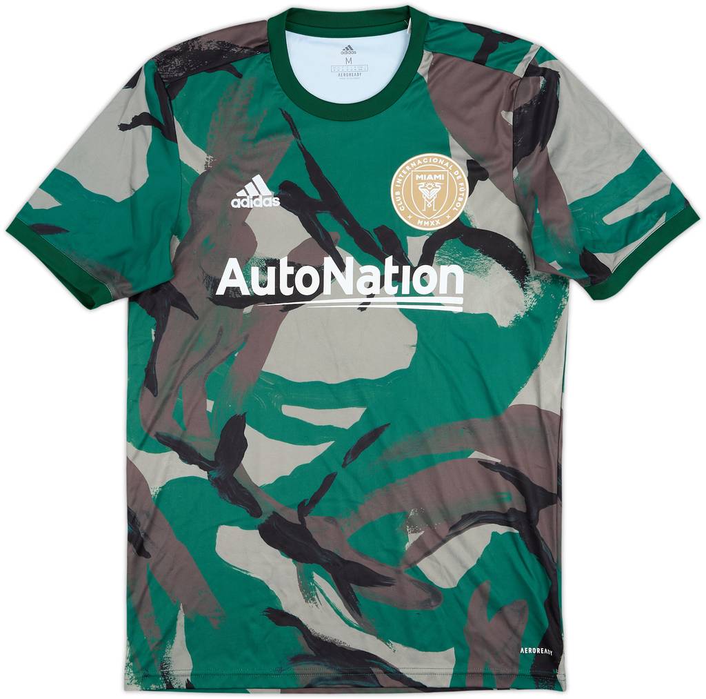 2020-21 Inter Miami Player Issue adidas Pre Match Shirt (Morgan) - 9/10 - (M)