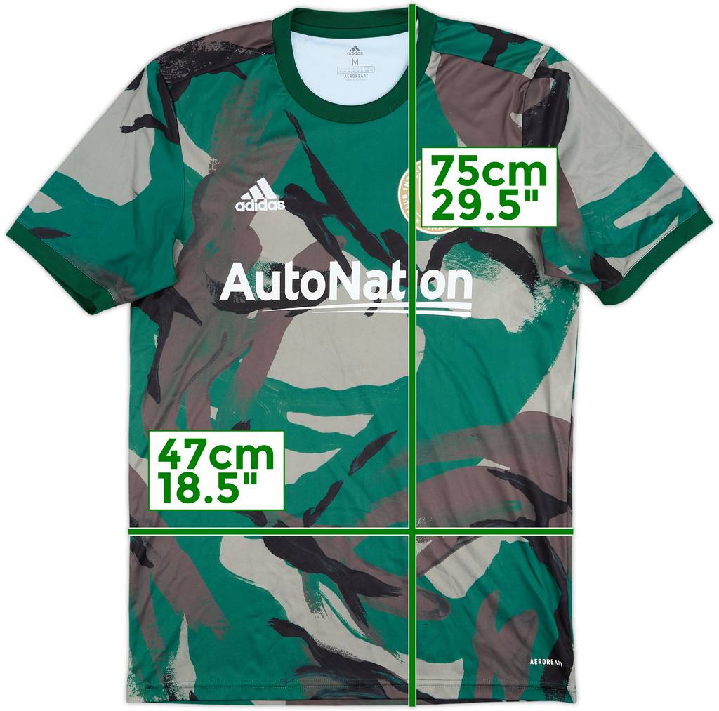 2020-21 Inter Miami Player Issue adidas Pre Match Shirt (Morgan) - 9/10 - (M)