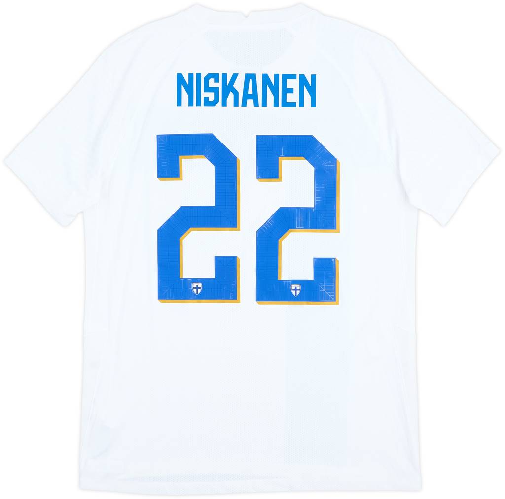 2024 Finland Match Issue Home Shirt Niskanen #22