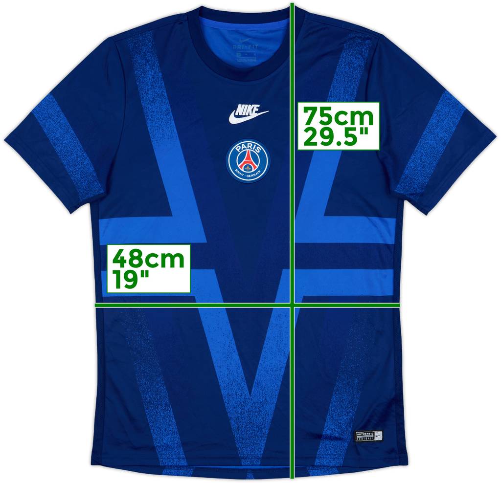 2019-20 Paris Saint-Germain Nike Training Shirt - 9/10 - (M)