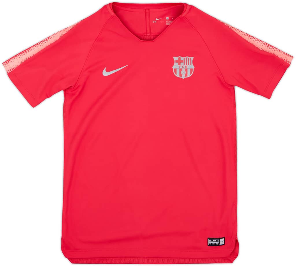 2018-19 Barcelona Nike Training Shirt - 9/10 - (L.Boys)