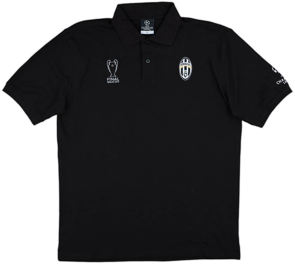2015-16 Juventus CL Final Polo Shirt - 9/10 - (L)
