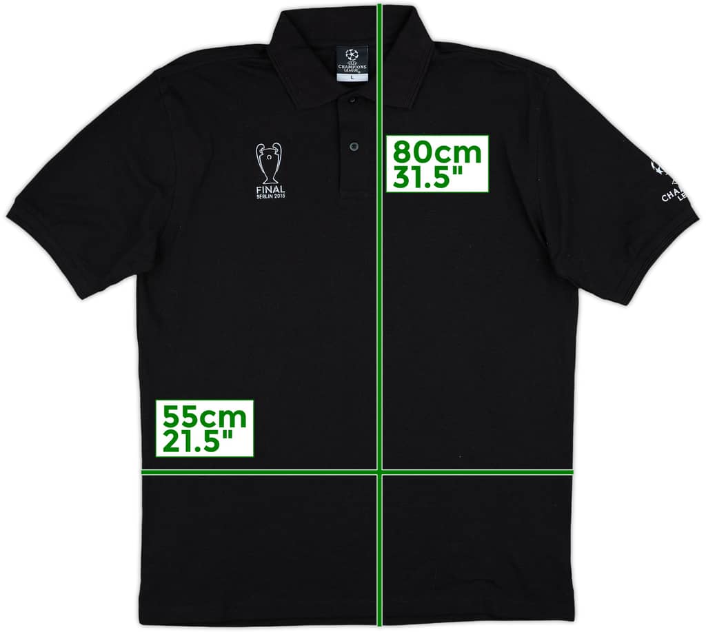 2015-16 Juventus CL Final Polo Shirt - 9/10 - (L)