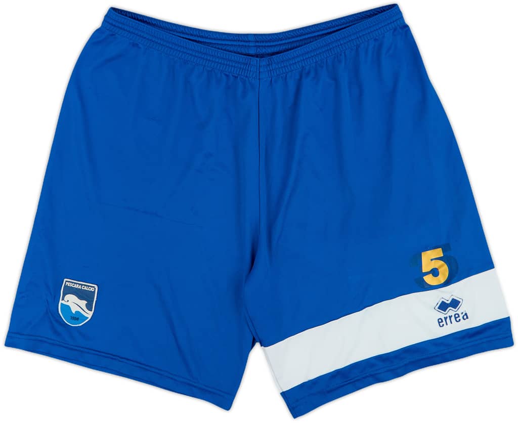 2011-12 Pescara Errea Player Issue Shorts #5 - 5/10 - (XL)