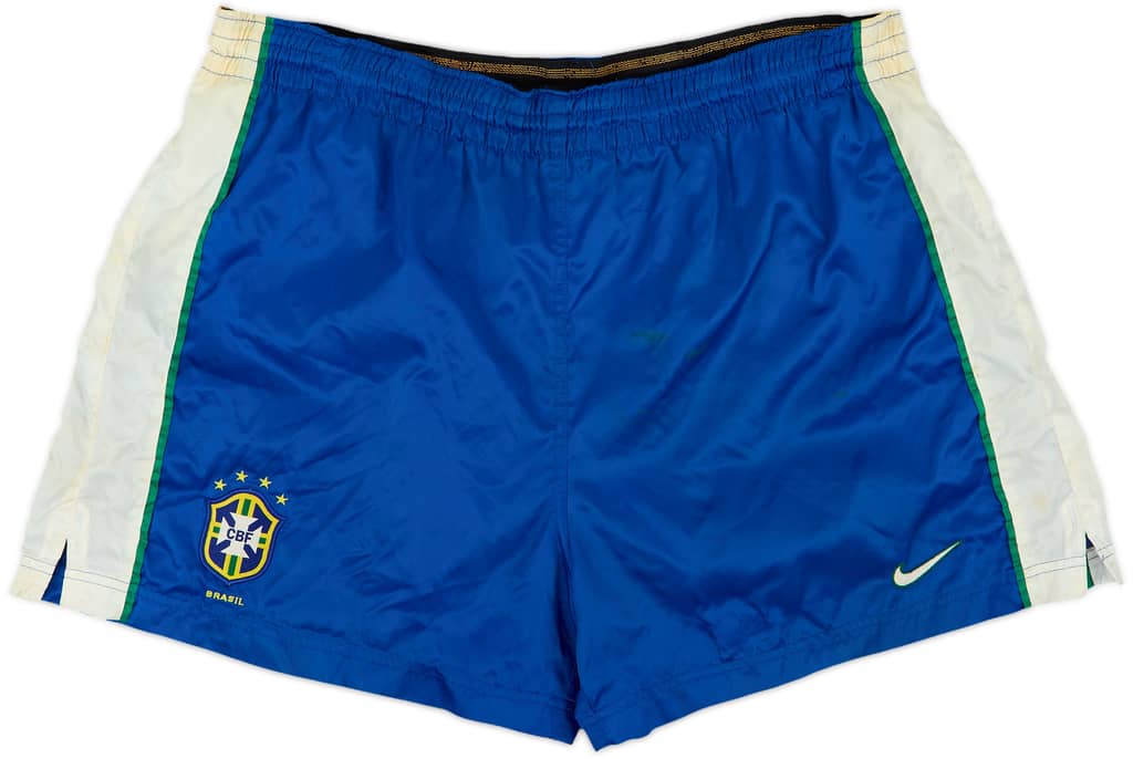 1998-00 Brazil Home Shorts - 4/10 - (XL)