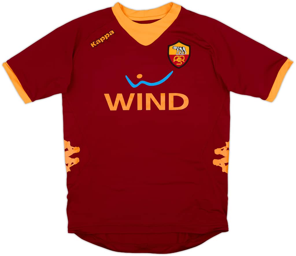 2011-12 Roma Home Shirt - 7/10 - (XL.Boys)