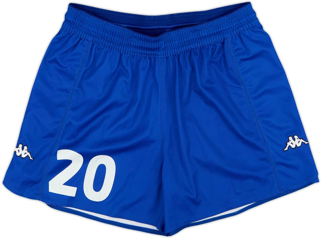 2000-01 Italy Player Issue Home Shorts #20 - 6/10 - (XL)