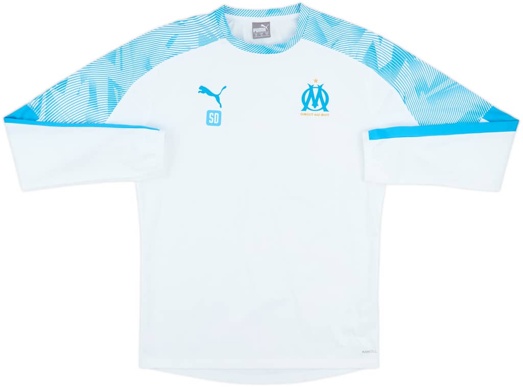 2018-19 Olympique Marseille Staff Issue Puma Drill Top SD - 8/10 - (M)