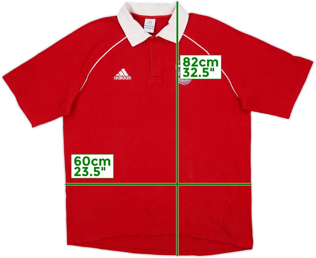 2005-06 Bayern Munich adidas Polo Shirt - 8/10 - (XL)