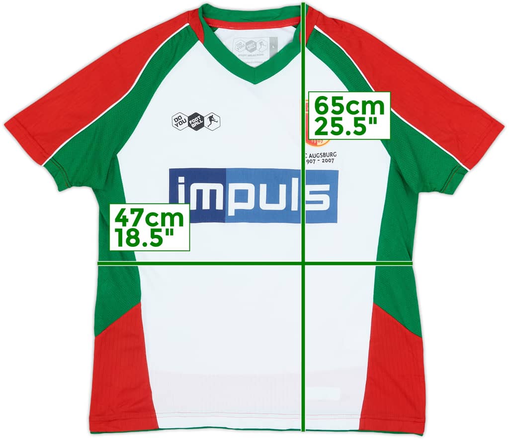 2007-08 Augsburg Centenary Home Shirt - 8/10 - (L.Boys)