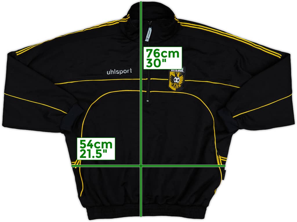 2000-01 Vitesse Uhlsport 1/4 Zip Sweat Top - 8/10 - (XL)