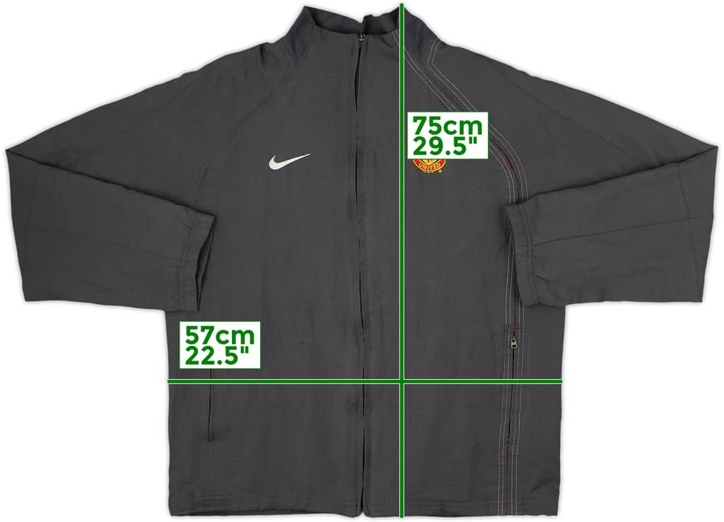 2005-06 Manchester United Nike Track Jacket - 8/10 - (M)