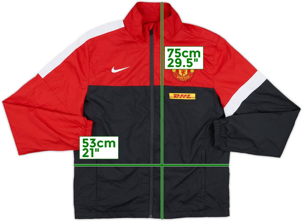 2012-13 Manchester United Nike Track Jacket - 9/10 - (M)