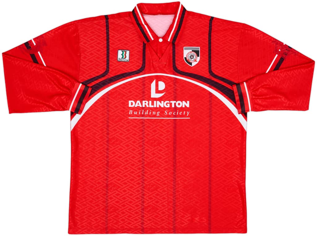1998-99 Darlington Away L/S Shirt - 8/10 - (XXL)