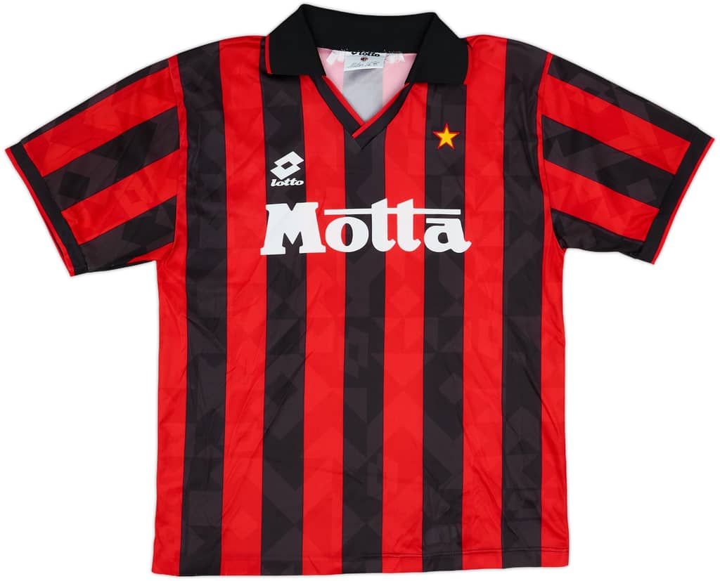 1993-94 AC Milan Home Shirt - 8/10 - (M)