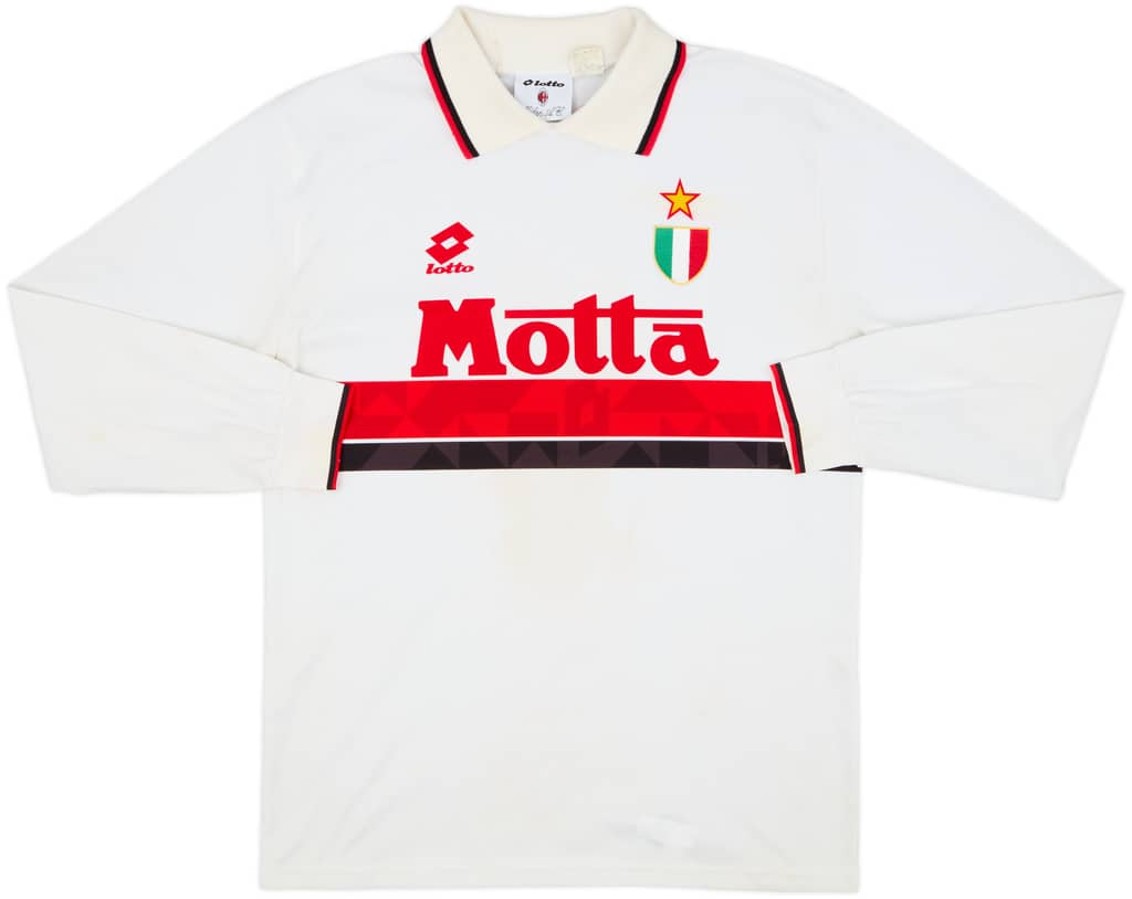 1993-94 AC Milan Away L/S Shirt - 6/10 - (M)