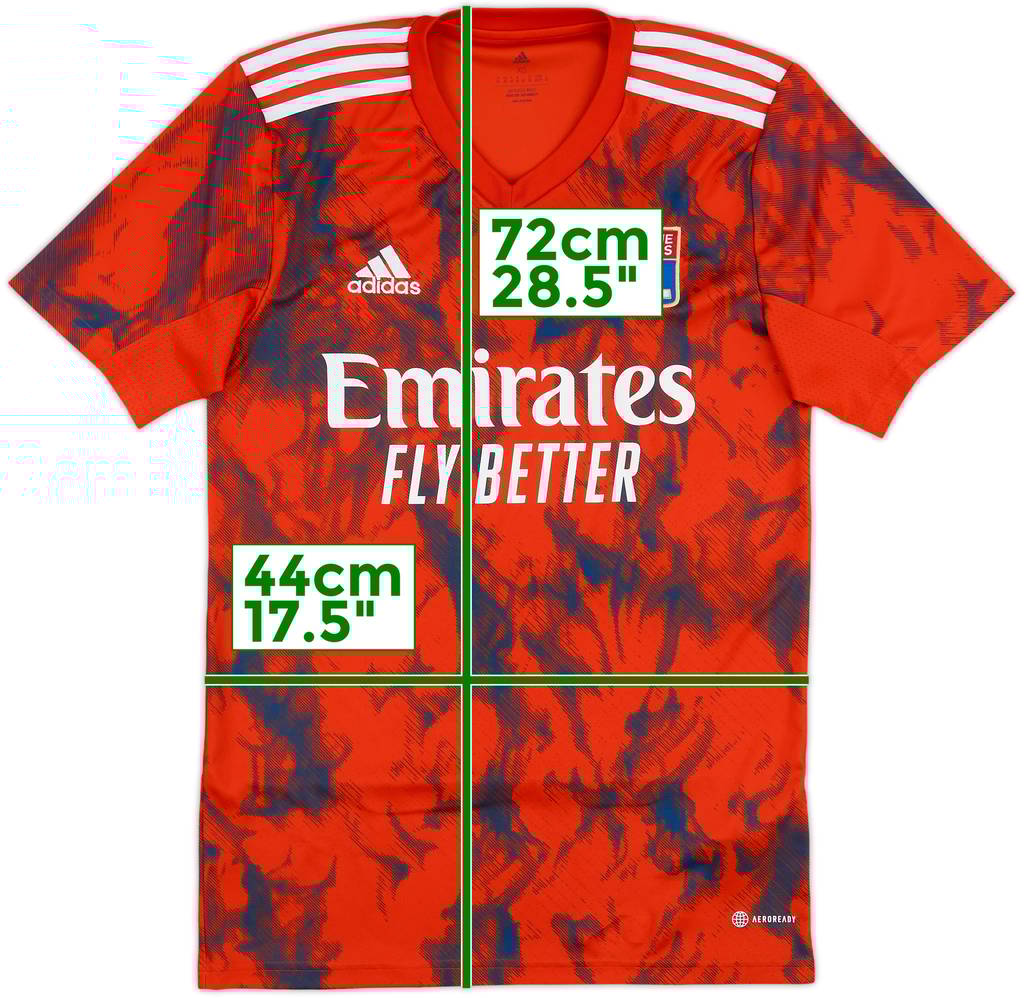 2022-23 Lyon Away Shirt - 6/10 - (XS)
