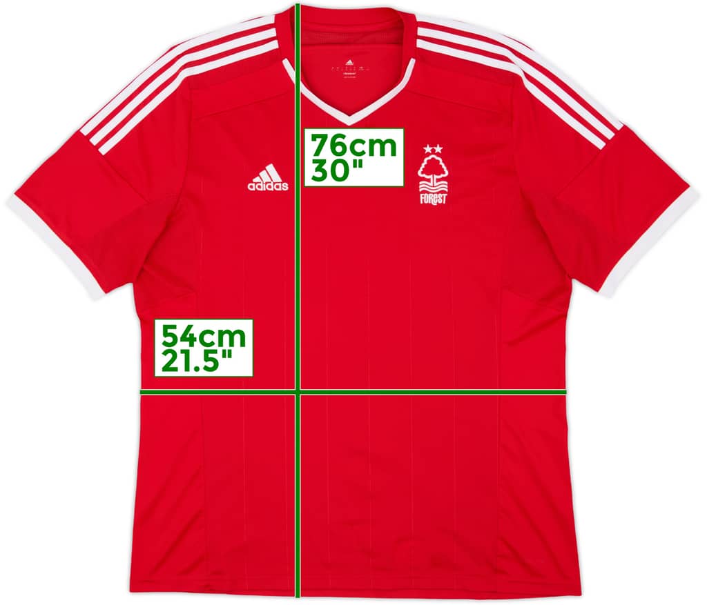 2014-15 Nottingham Forest Home Shirt - 8/10 - (XL)