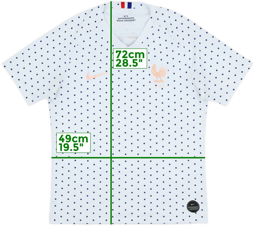 2019-20 France Women's Away Shirt - 6/10 - (Men's M)