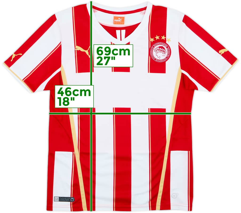 2014-15 Olympiacos Home Shirt - 9/10 - (S)