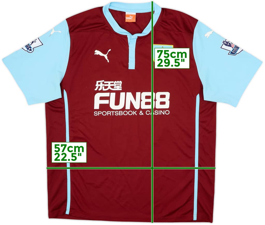 2014-15 Burnley Home Shirt - 6/10 - (XL)