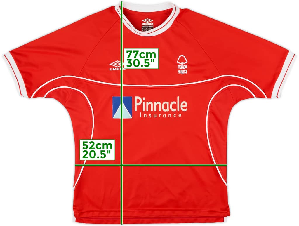 2000-02 Nottingham Forest Home Shirt - 9/10 - (L)