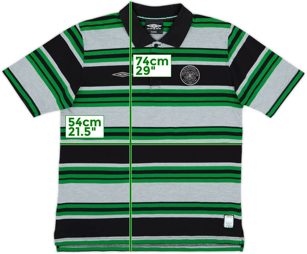 2002-03 Celtic Umbro Polo Shirt - 10/10 - (L)