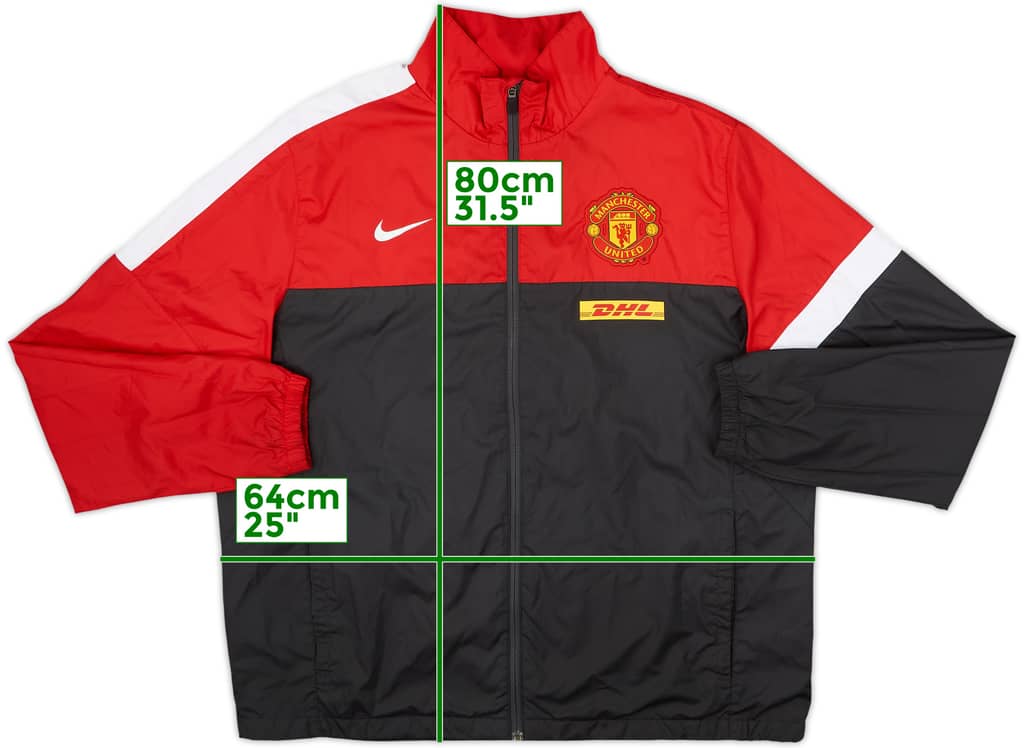 2012-13 Manchester United Nike Track Jacket - 8/10 - (XL)