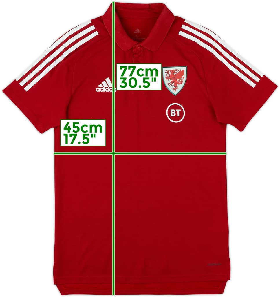 2019-20 Wales adidas Polo Shirt - 8/10 - (S)