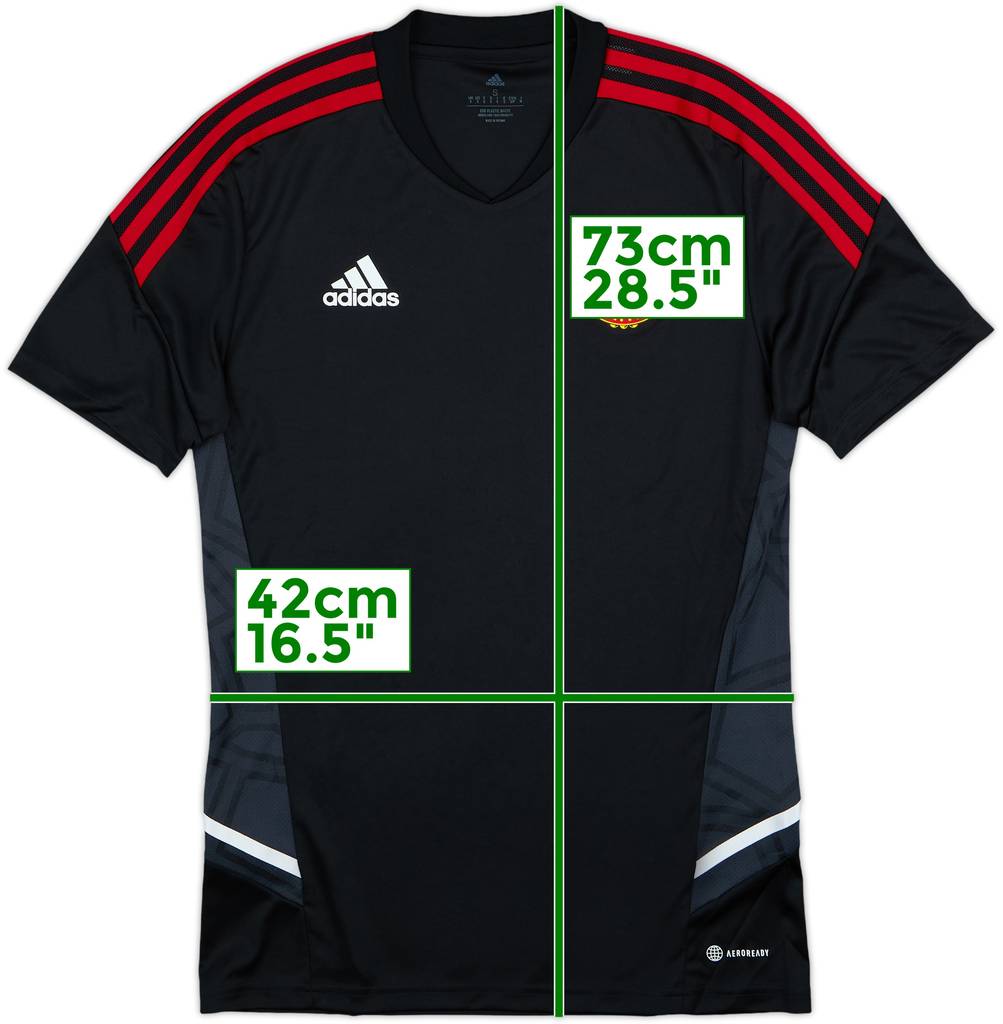 2022-23 Manchester United adidas Training Shirt - 9/10 - (S)