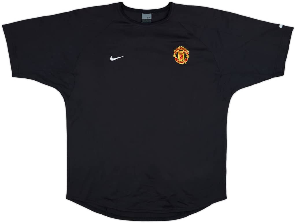 2002-03 Manchester United Nike Training Shirt - 9/10 - (L)