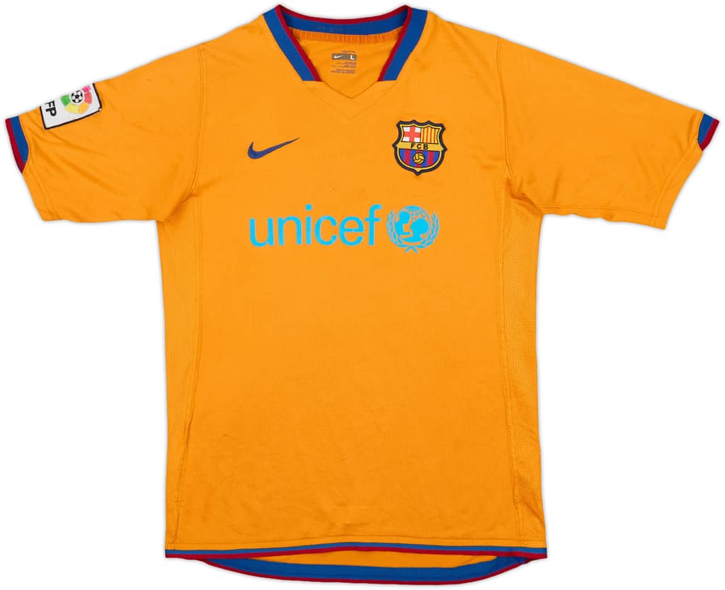 2006-08 Barcelona Away Shirt - 5/10 - (L.Boys)