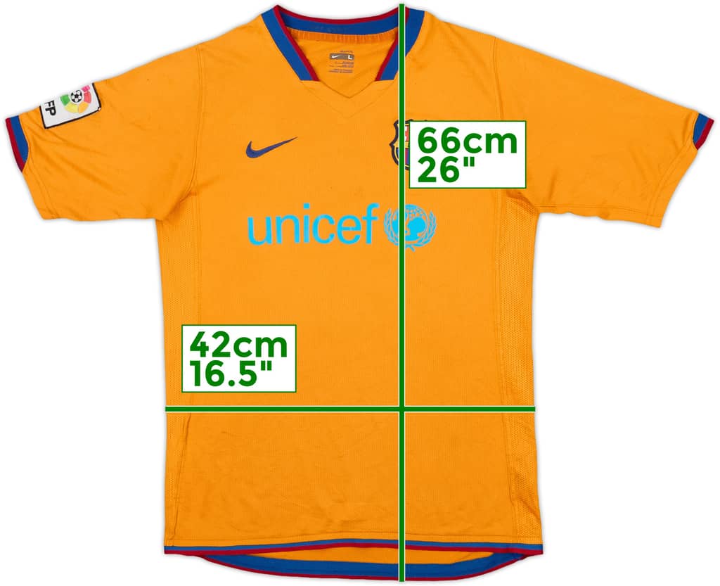 2006-08 Barcelona Away Shirt - 5/10 - (L.Boys)