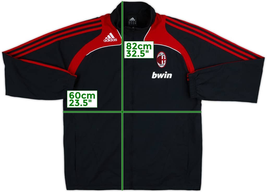2008-09 AC Milan adidas Track Jacket - 8/10 - (L/XL)