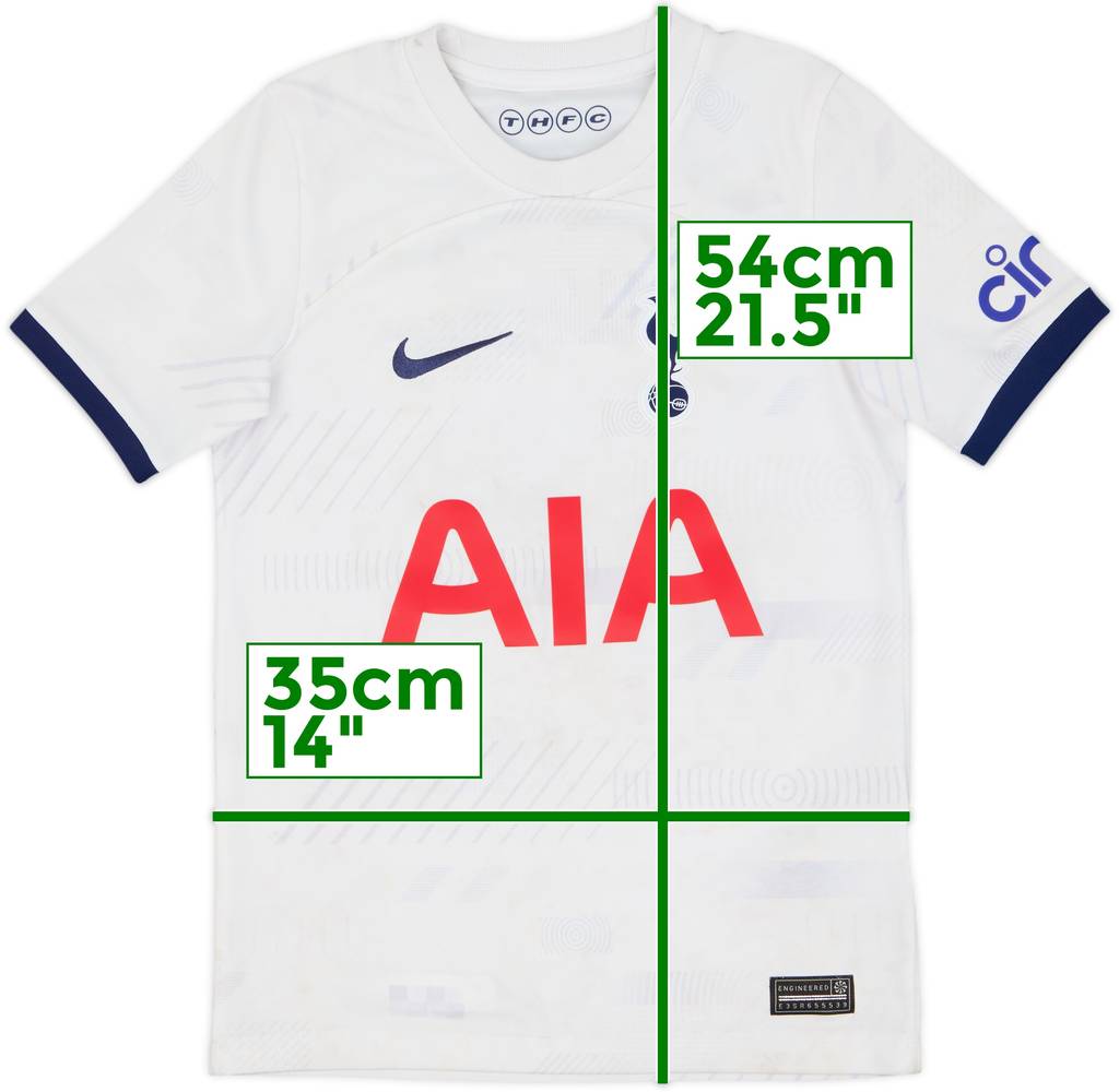 2023-24 Tottenham Home Shirt - 5/10 - (S.Boys)