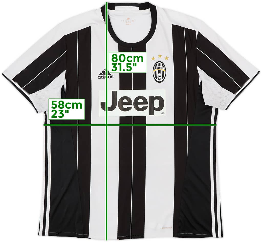 2016-17 Juventus Home Shirt - 5/10 - (XL)