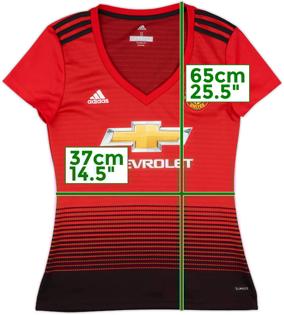 2018-19 Manchester United Home Shirt - 9/10 - (Women's S)